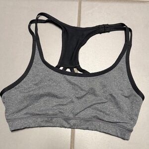 Gray Women's Sports Bra